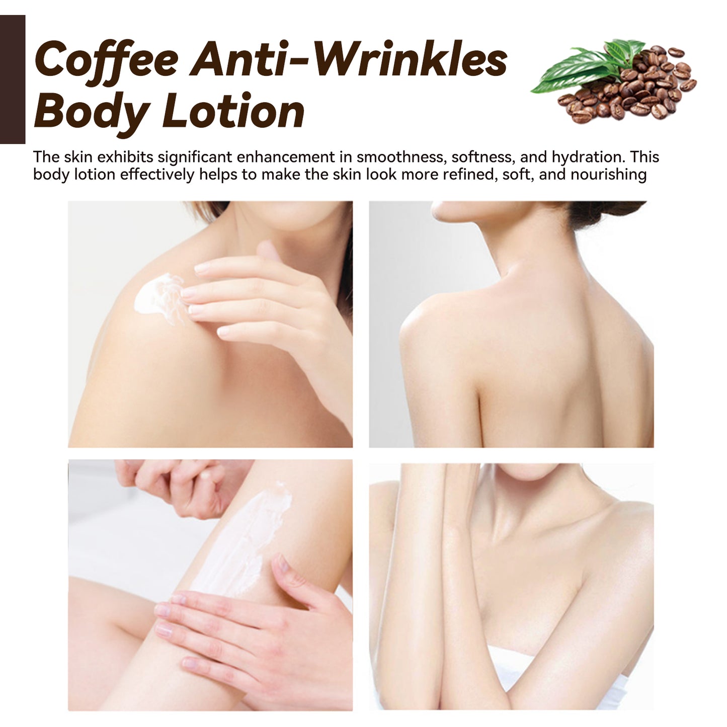 Coffee Anti-Wrinkle Body Lotion Refreshing, Delicate, Brightening And Repairing Dry Skin Body Lotion - -