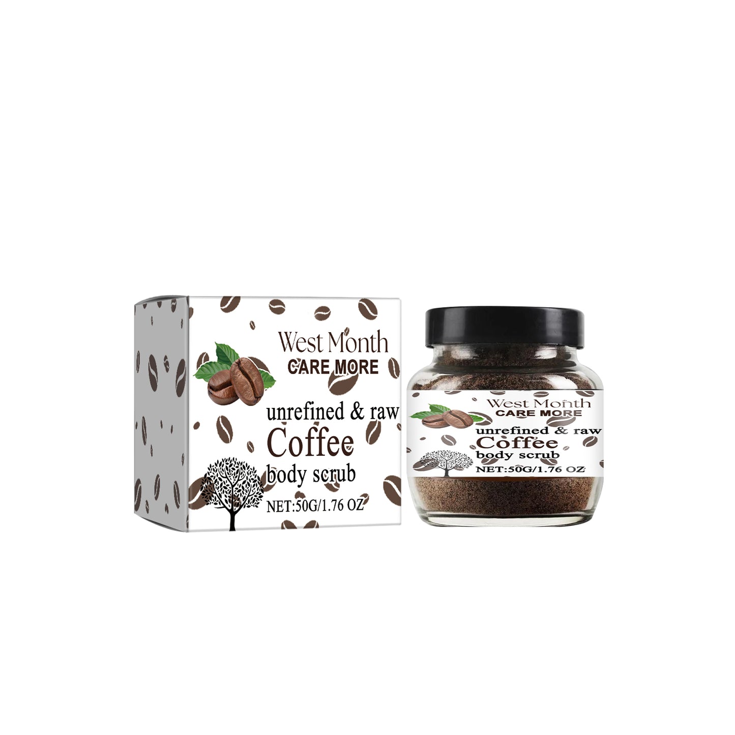Coffee Body Scrub Gently Cleanses Skin, Exfoliates, Moisturizes And Refreshes Skin - -