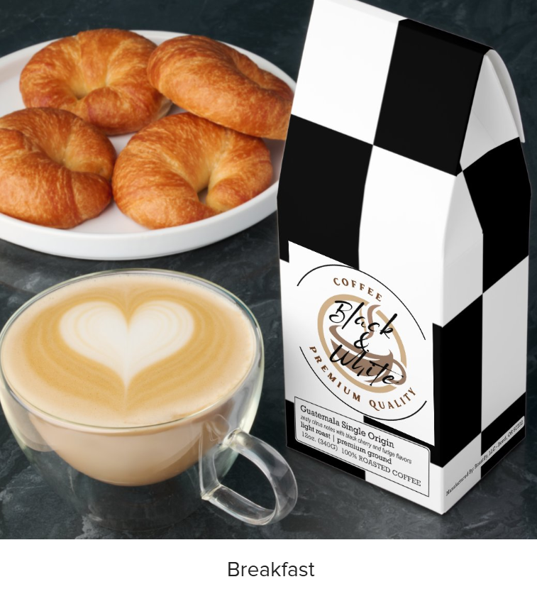 Guatemala Single Origin Black And White Coffee
