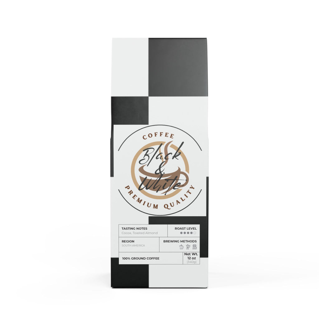 Black & White Cascades Coffee Blend (Medium-Dark Roast)