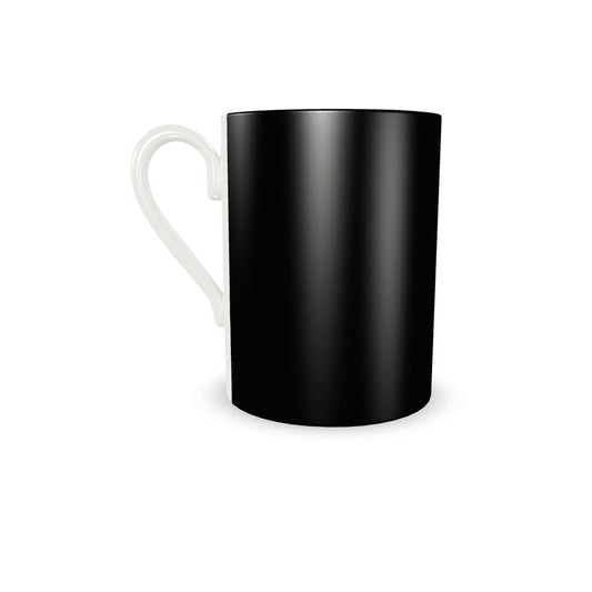 Black Cup and Saucer Set | Modern Minimalist Drinkware