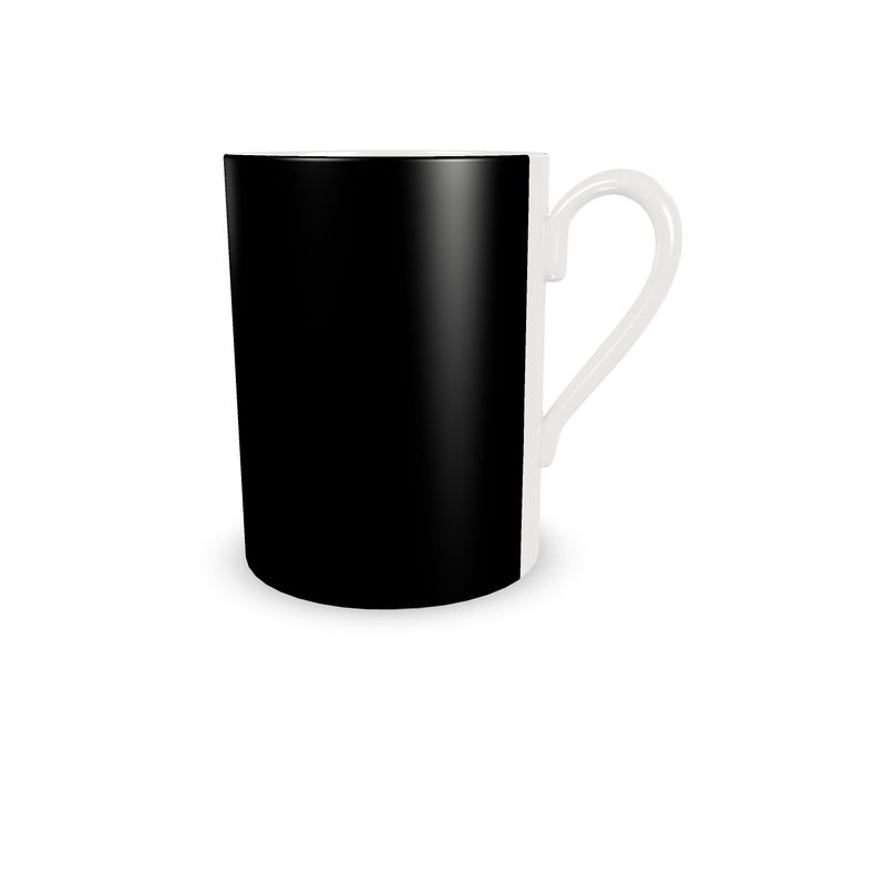 Black Cup and Saucer Set | Modern Minimalist Drinkware