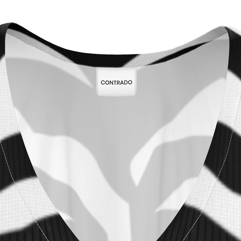 Luxury Zebra Kaftan in Black & White | Statement Loungewear