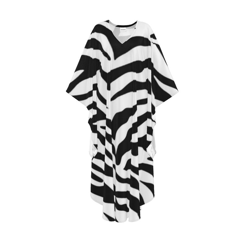 Black and White Kaftan – Lightweight & Flowy