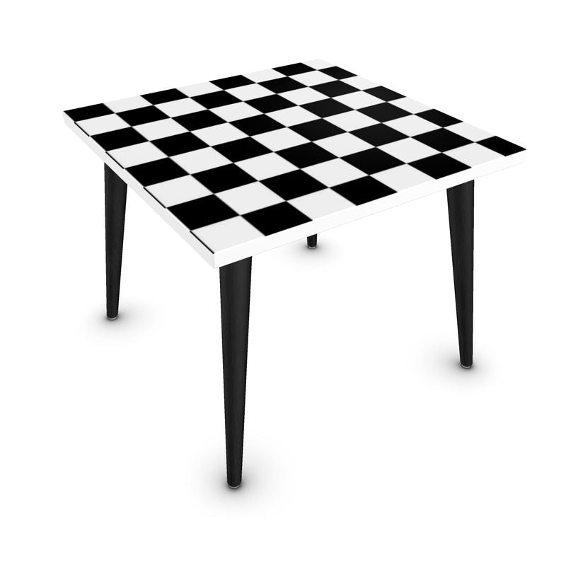Coffe Table Black and White checkered