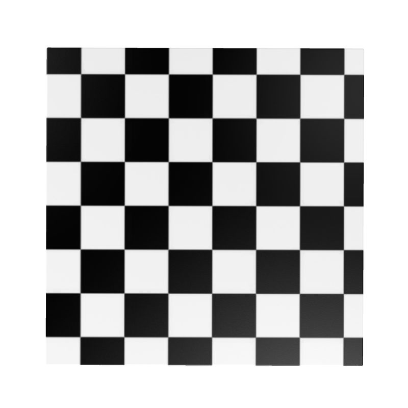 Modern checkered design in black and white, perfect for contemporary decor.