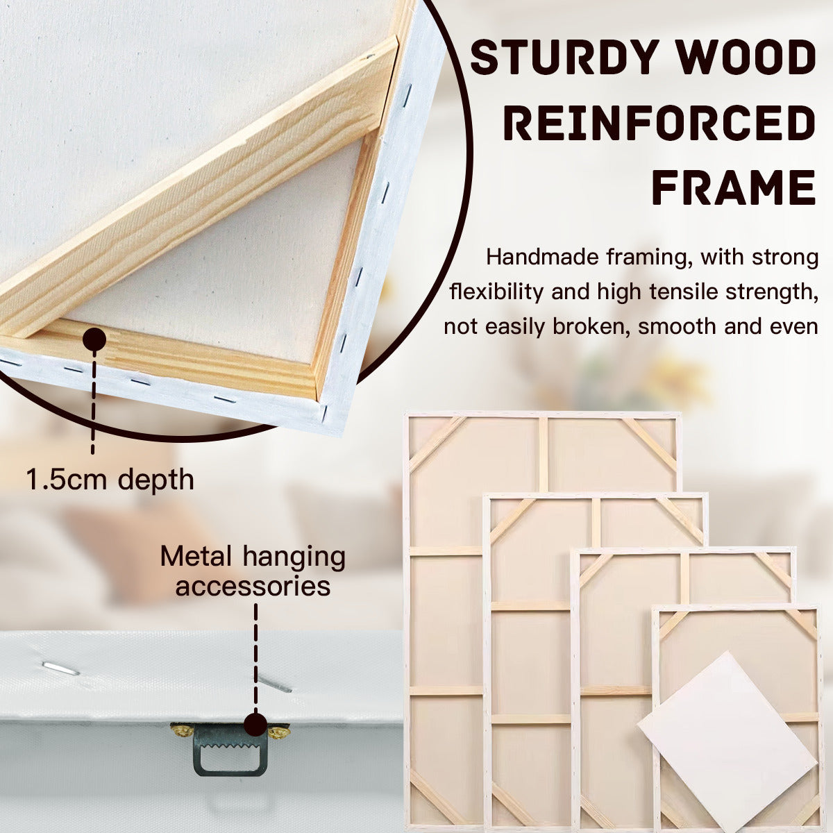 Statement Coffee Bar Wall Art – Black & White Canvas Sign - Decorative painting -