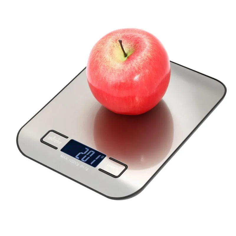 5/10KG Digital Kitchen Scale Stainless Steel Portable Kitchen Food Scale LED Display Electronic Jewelry Baking Weight Scales by eprolo