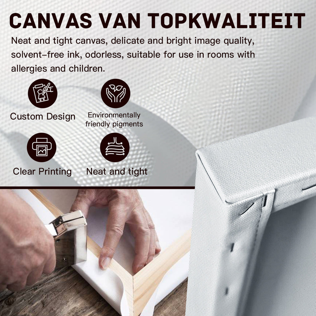 Personalized Coffee Bar Wall Art – Custom Name Black & White Canvas Sign for Kitchen or Home Café Decor - Decorative painting -