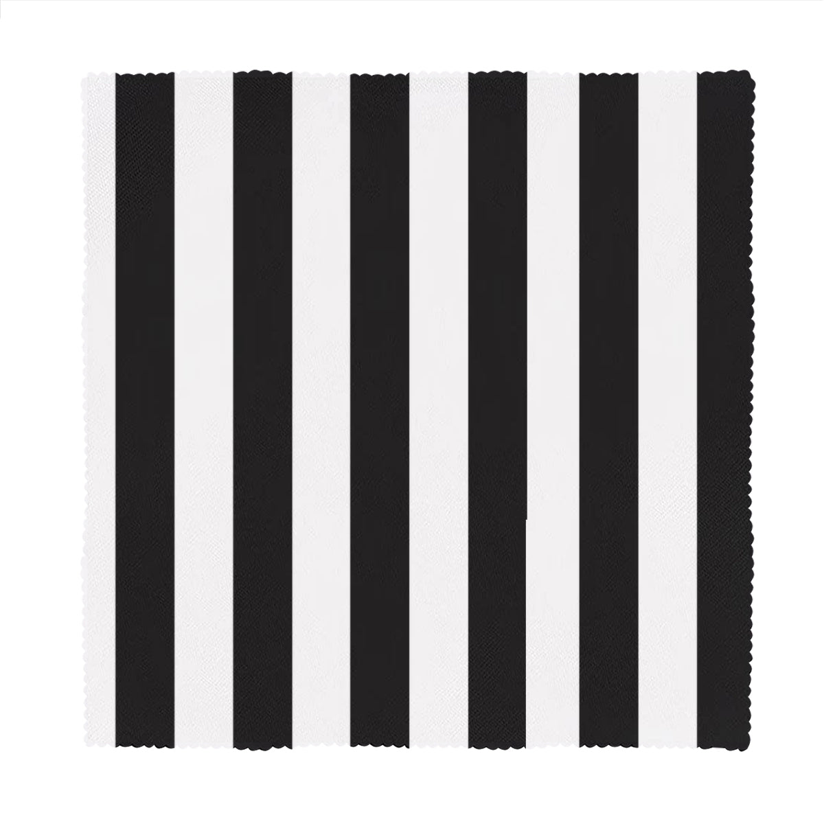 Black and White Striped Cloth Napkins – Reusable Polyester Table Napkins for Events, Weddings & Dining - Napkins -