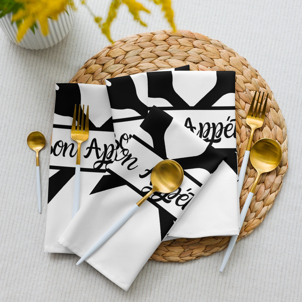 Home is Where the Kitchen Is Cloth Napkins, Kitchen Decor, Personalized Napkins, Dining Table Accessories, Housewarming Gift -  -
