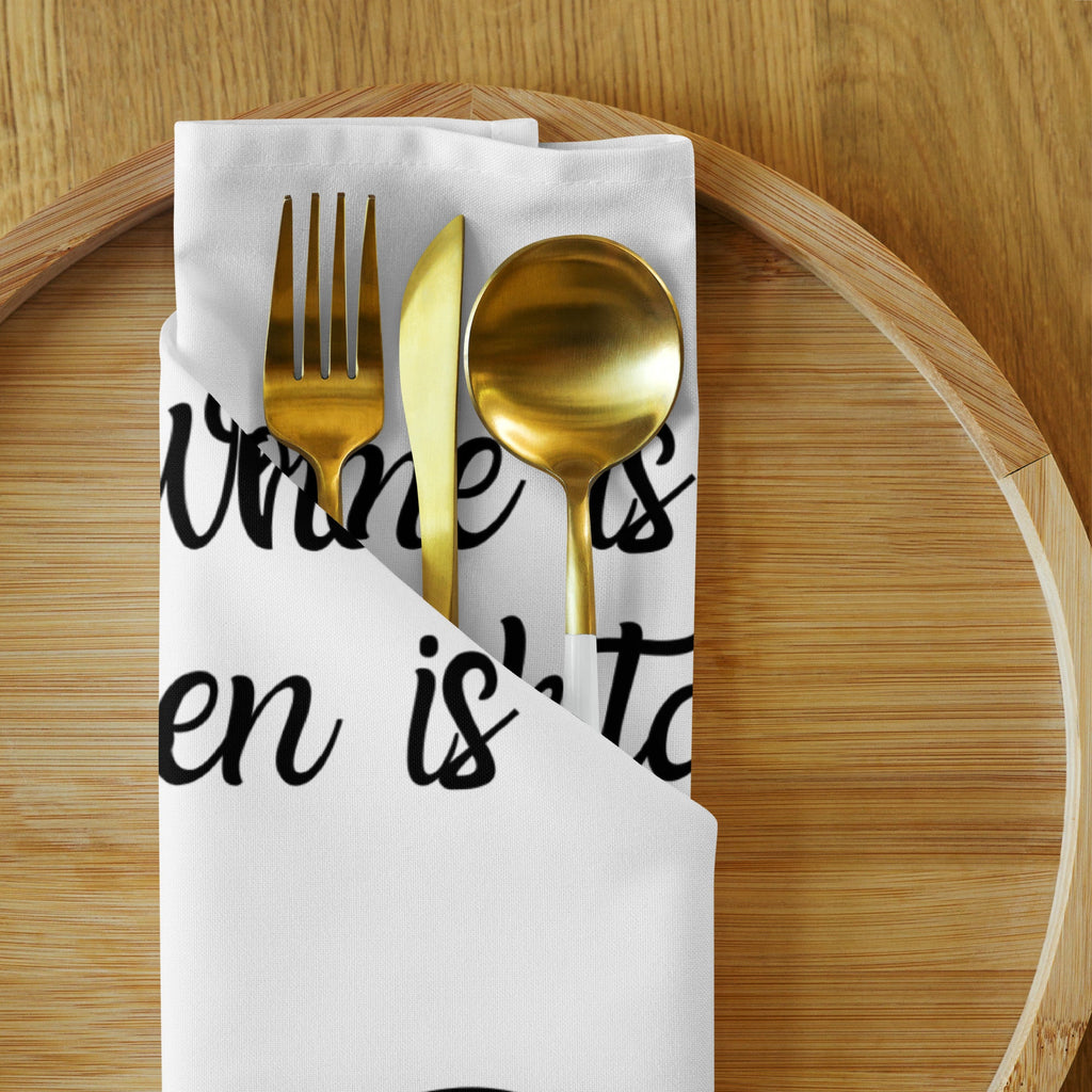 Home is Where the Kitchen Is Cloth Napkins, Kitchen Decor, Personalized Napkins, Dining Table Accessories, Housewarming Gift -  -